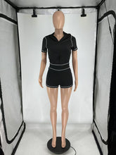 Load image into Gallery viewer, Sports casual short-sleeved shorts hot girl two-piece suit

