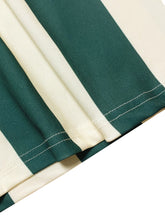 Load image into Gallery viewer, Casual Fashion Striped Lapel Top High Waist Shorts Set
