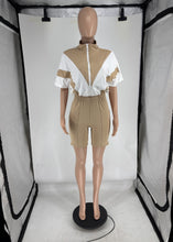 Load image into Gallery viewer, Short-sleeved shorts bat sleeve sports suit
