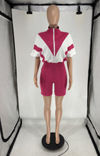Load image into Gallery viewer, Short-sleeved shorts bat sleeve sports suit
