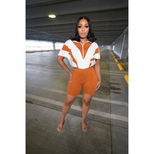 Load image into Gallery viewer, Short-sleeved shorts bat sleeve sports suit

