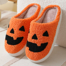 Load image into Gallery viewer, Halloween pumpkin cotton slippers  HPSD295
