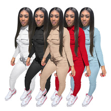 Load image into Gallery viewer, Fashion solid color pocket jumpsuit AY3138
