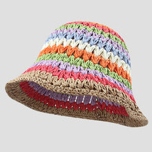 Load image into Gallery viewer, fashion rainbow fisherman hat bucket hat AE4129
