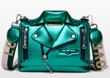 Load image into Gallery viewer, Cross body leather jacket small square bag AB2119
