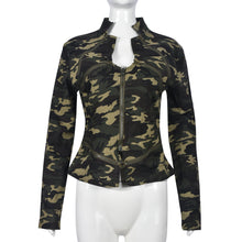 Load image into Gallery viewer, Fashion camouflage pocket coat AY3182
