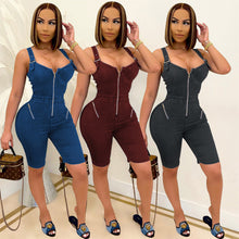Load image into Gallery viewer, Temperament suspender open back jumpsuit AY2839
