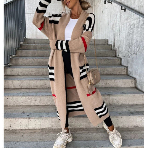 Long striped knit shirt AY3247