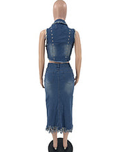 Load image into Gallery viewer, Hot selling casual stretch denim suit AY3396
