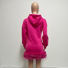 Load image into Gallery viewer, Fashion hooded dresses AY3348
