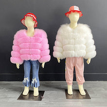 Load image into Gallery viewer, Hot selling children&#39;s fur coat AY3248
