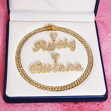 Load image into Gallery viewer, Letter splicing necklace(Custom letters) AE4141
