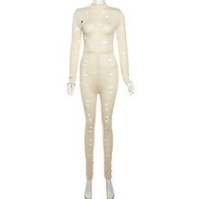 Load image into Gallery viewer, Fashionable knitted hollow out jumpsuit（AY3292
