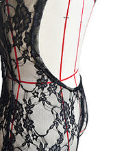 Load image into Gallery viewer, Sexy lace large U-neck exposed navel jumpsuit AY3366
