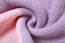 Load image into Gallery viewer, Knitted contrasting distressed casual pants AY3322
