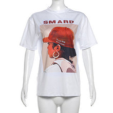 Load image into Gallery viewer, Printed top loose short sleeve T-shirtAY3418
