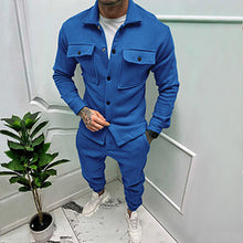 Load image into Gallery viewer, Solid color slim fitting two-piece set AY3271
