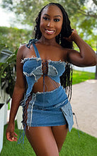 Load image into Gallery viewer, Hot selling denim two-piece set AY3434
