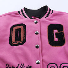 Load image into Gallery viewer, Versatile contrasting color baseball jacket top AY3333
