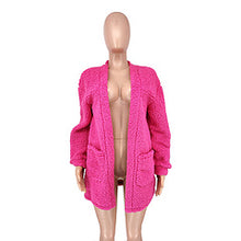 Load image into Gallery viewer, fashion suede long sleeved coat AY3287
