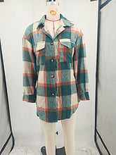 Load image into Gallery viewer, Loose checked shirt Maoni coat AY3270
