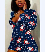 Load image into Gallery viewer, Christmas print sexy jumpsuit AY3280
