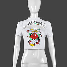Load image into Gallery viewer, Printed hollow sexy t-shirt AY3398

