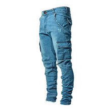 Load image into Gallery viewer, Casual men&#39;s fashion denim overalls AY3399
