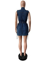 Load image into Gallery viewer, Vest drawstring stretch slim dress AY3452
