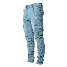 Load image into Gallery viewer, Casual men&#39;s fashion denim overalls AY3399
