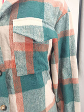 Load image into Gallery viewer, Loose checked shirt Maoni coat AY3270
