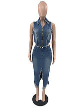 Load image into Gallery viewer, Hot selling casual stretch denim suit AY3396
