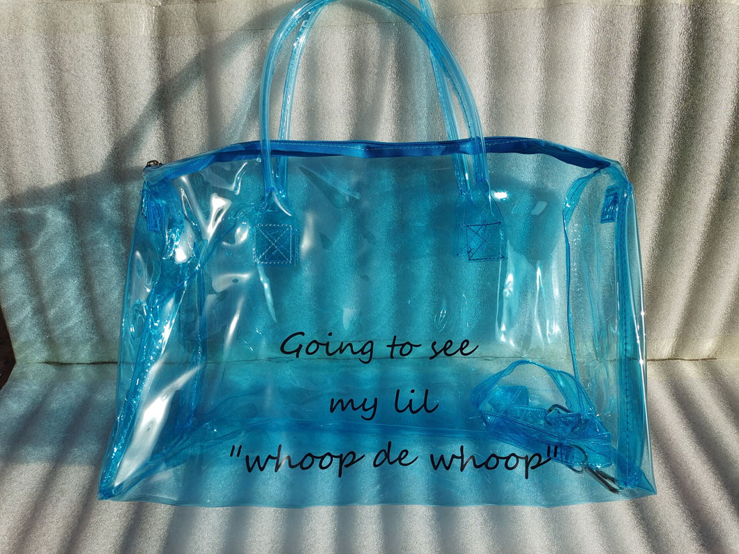 Hot selling sports transparent jelly bag