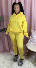 Load image into Gallery viewer, Solid color sweater casual two-piece suit（AY1382）

