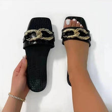 Load image into Gallery viewer, New chain slippers (HPSD007）
