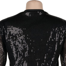 Load image into Gallery viewer, Sexy Lettering Sequin Pack Hip Dress（AY1747）
