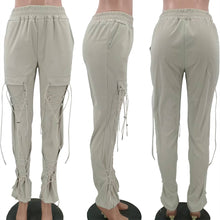 Load image into Gallery viewer, Fashion personality lace up trousers（AY2497)
