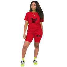 Load image into Gallery viewer, PINK sports shorts suit AY1040
