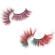 Load image into Gallery viewer, Hot selling 25MM colored mink false eyelashes(A11113)
