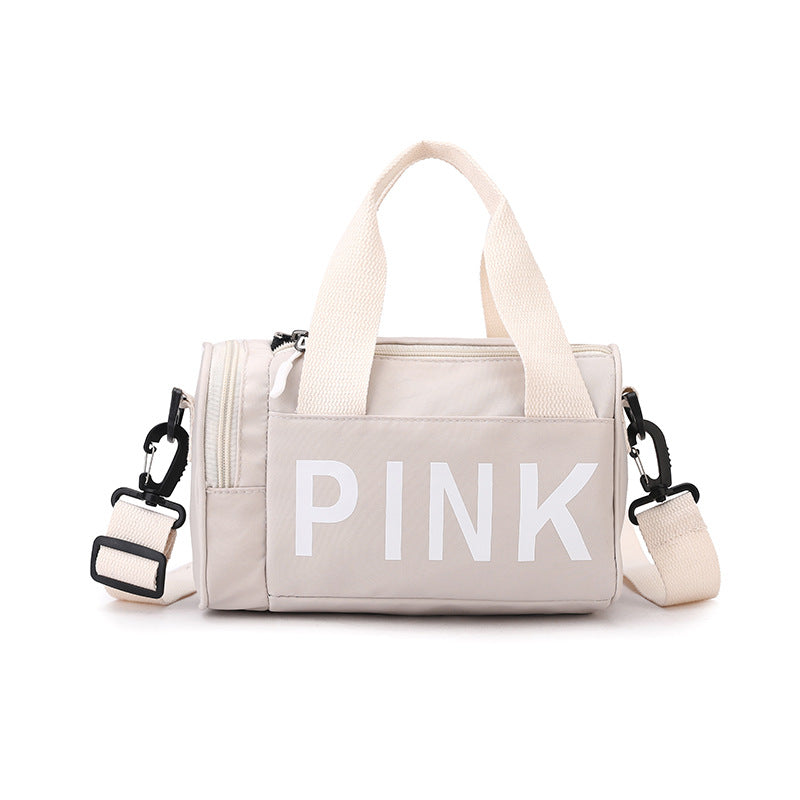 PINK Solid Color Portable MINI Shoulder Bag（AB2112）