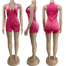 Load image into Gallery viewer, Sexy Velvet Button Jumpsuit（AY2107）
