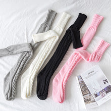 Load image into Gallery viewer, Over the knee long tube knitted socks(A11103)
