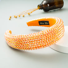 Load image into Gallery viewer, Hot selling flash diamond broad brim headband
