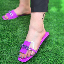 Load image into Gallery viewer, Fashion chain sandals slippers（HPSD172）
