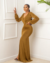Load image into Gallery viewer, Sexy long-sleeved solid color dress（AY1236)
