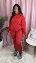 Load image into Gallery viewer, Solid color sweater casual two-piece suit（AY1382）
