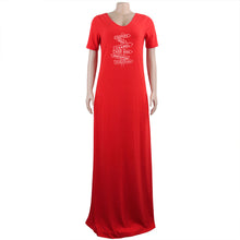 Load image into Gallery viewer, Sexy Solid Color Printed Long Dress（AY1784）
