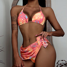 Load image into Gallery viewer, Sexy starry sky smudge three-piece bikini（AY1739）
