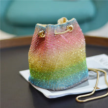 Load image into Gallery viewer, Personality crossbody shoulder rhinestone queen bag
