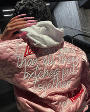 Load image into Gallery viewer, Letter embroidery quilted cotton coat(AY2510)
